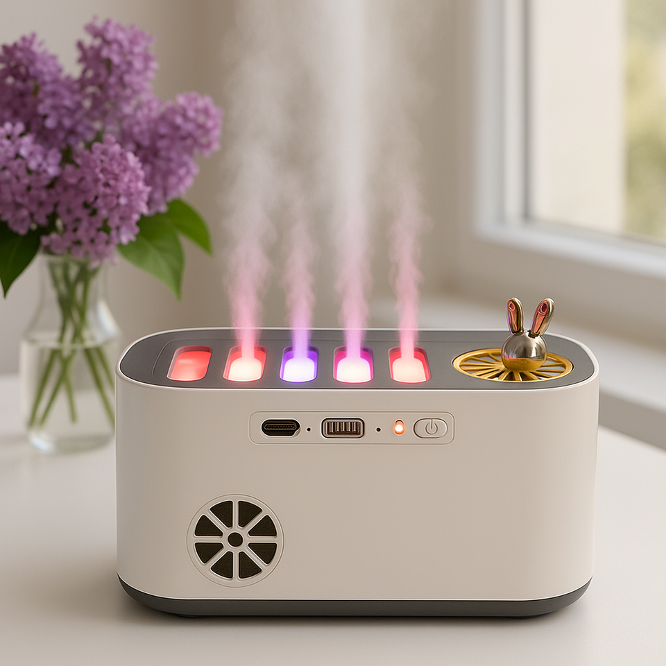 Party Diffuser LED & Musik+ Öl GRATIS
