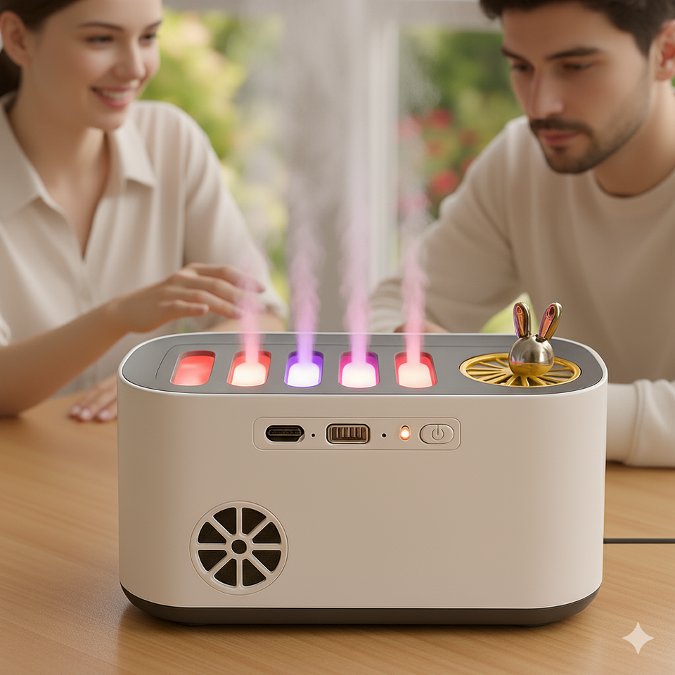 Party Diffuser LED & Musik+ Öl GRATIS